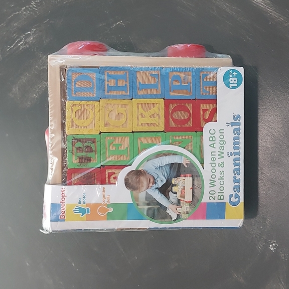 Garanimals Toys 2 Pc Garanimals Wooden Abc Blocks Wagon New Poshmark